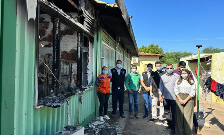 CREA E COREN fazem vistoria no Hospital de Picos após incêndio na unidade