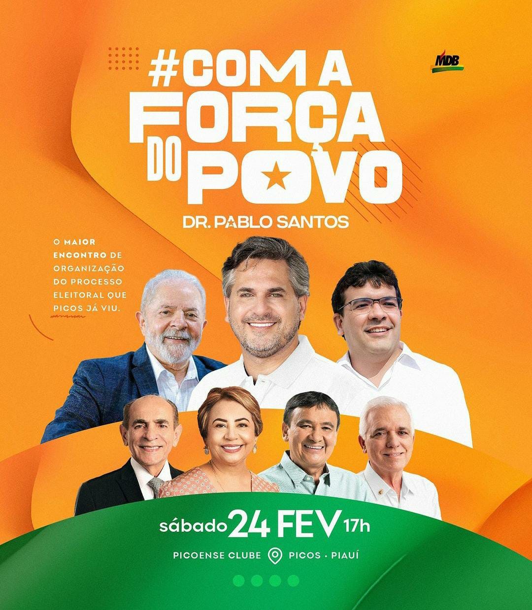 Pré-candidato à Prefeito de Picos realiza hoje maior encontro de organização do processo eleitoral