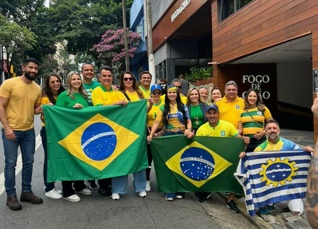 Políticos do Piauí participam de ato pró Bolsonaro em São Paulo