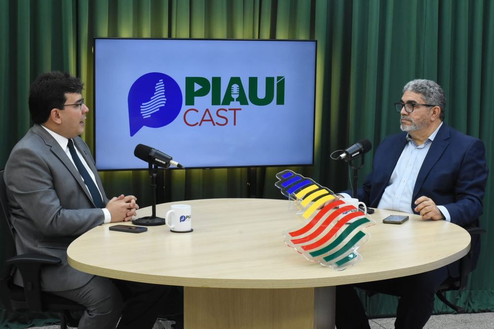 Governador entrevista secretário de Saúde Antônio Luiz no segundo episódio do Piauí Cast