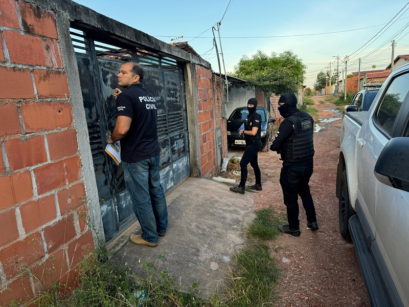 DRFV cumpre mandados de busca e apreensão contra membros de organização criminosa em Teresina, Palmeirais e Floriano