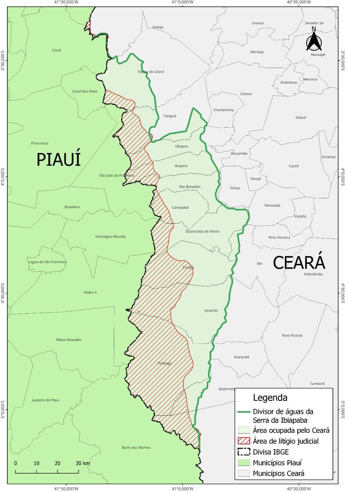 Litígio Piauí x Ceará: Laudo do Exército confirma que Serra da Ibiapaba está em território piauiense