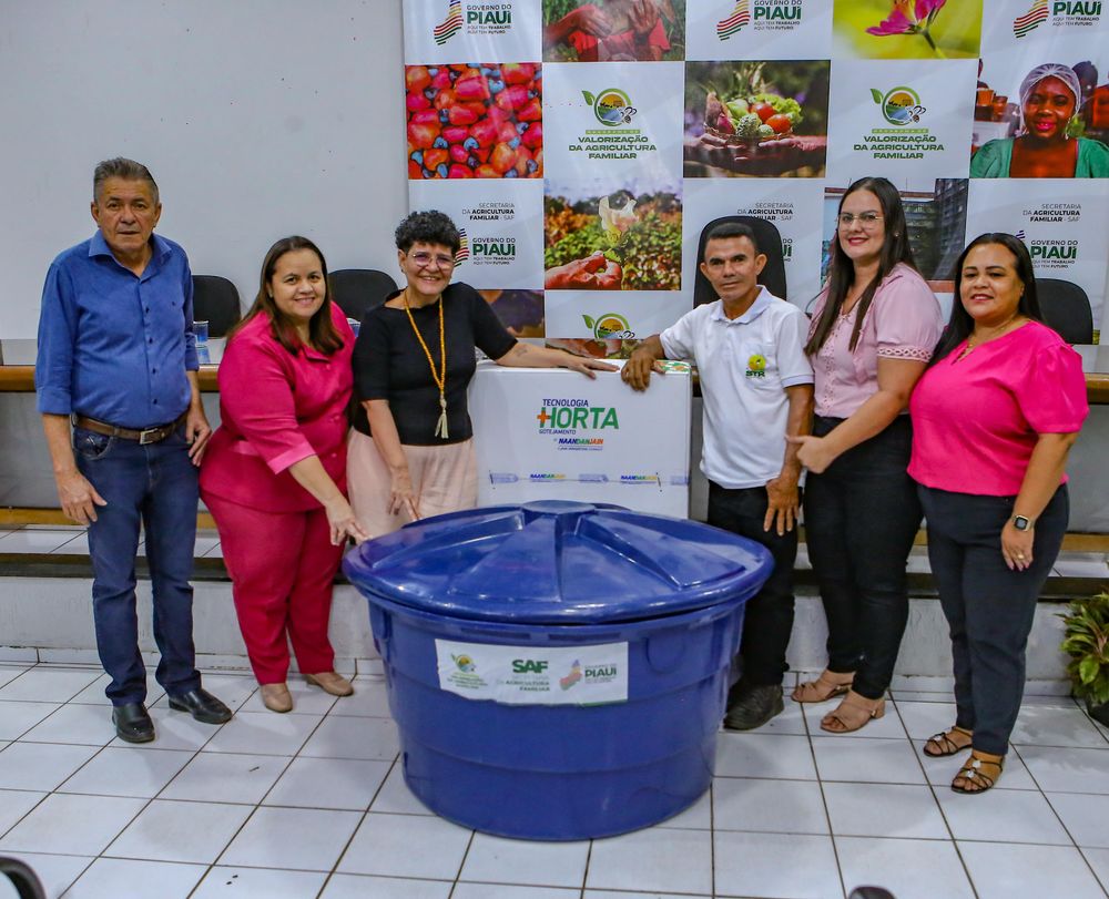 SAF entrega 200 kits de irrigação para agricultores familiares de 36 municípios do Piauí