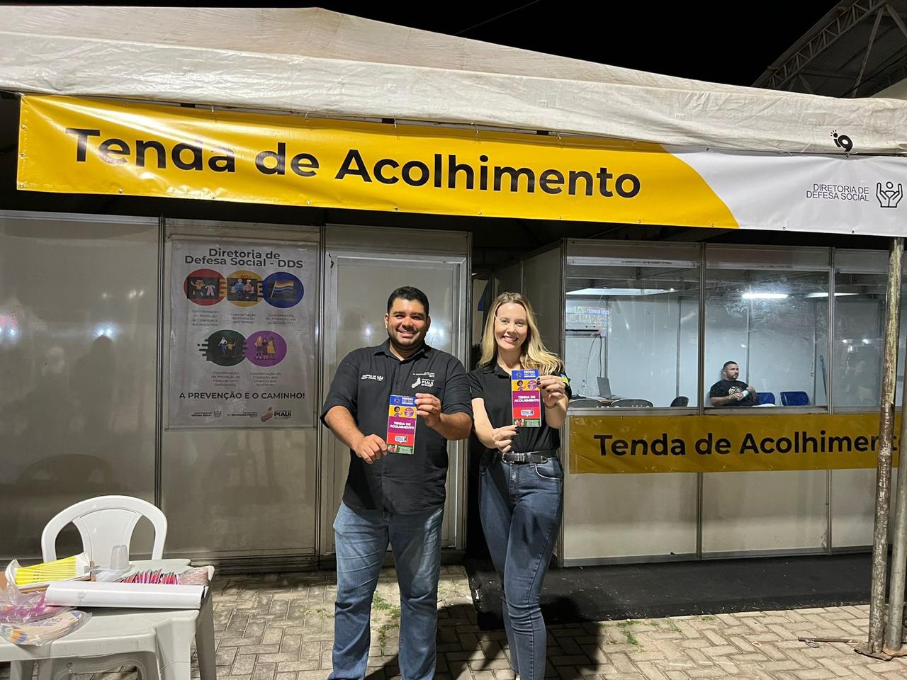 Tenda do acolhimento atende demandas sociais durante Festival de Verão de Parnaíba