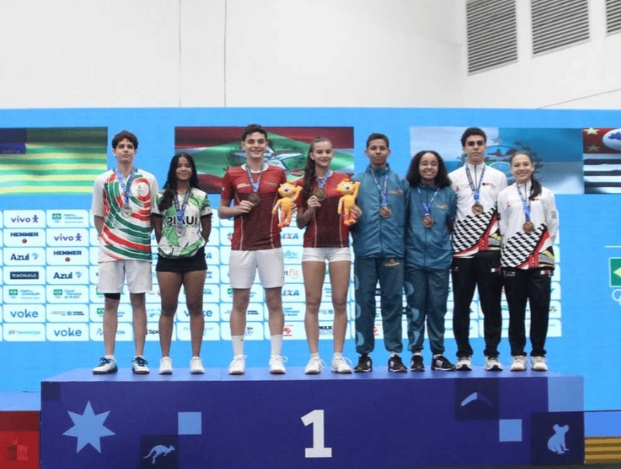 Piauienses conquistam 4 medalhas no badminton nos Jogos da Juventude