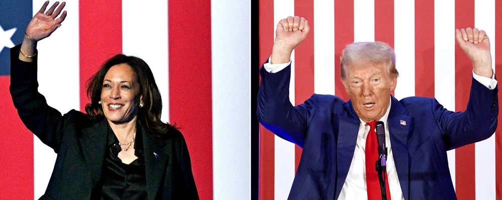 Kamala e Trump travam disputa à Presidência sob temor de contestação