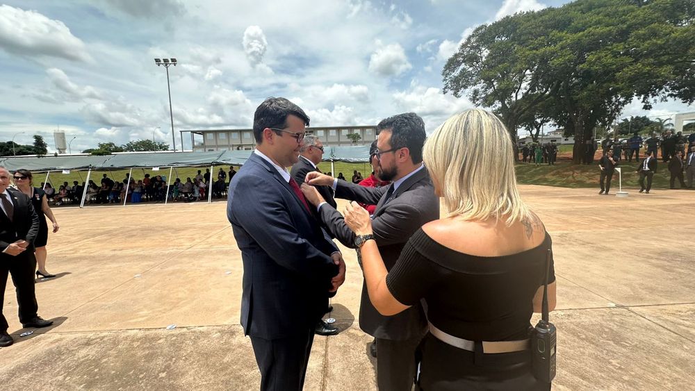 Secretário de Segurança Chico Lucas recebe Medalha do Mérito da Força Nacional em Brasília